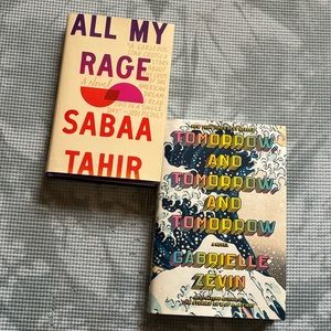 YA Book Bundle- All My Rage and Tomorrow and Tomorrow and Tomorrow
